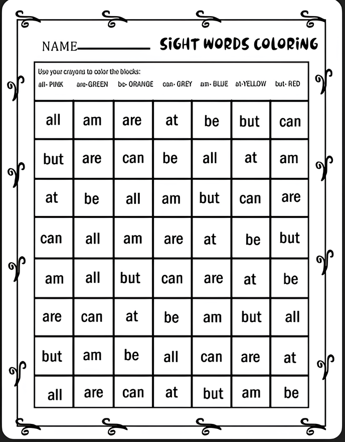 Module 5: Sight Words