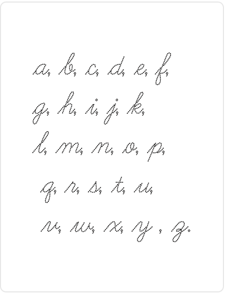 Module 11: Cursive Writing